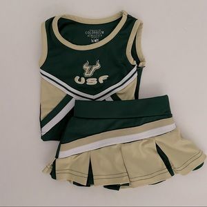 University of South Florida Infant Cheer Outfit